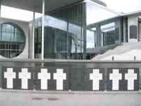 Memorial crosses for Berlin Wall victims