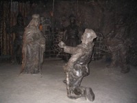 Salt sculptures in Wieliczka Salt Mine