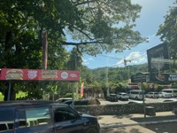 View from tour van