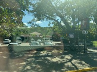 View from tour van