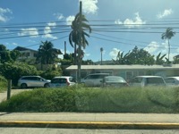 View from tour van