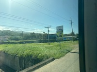 View from tour van