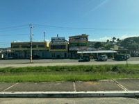 View from tour van