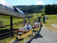 Dad and Alex arriving