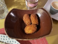 Creamy ham croquettes