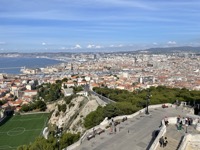 Marseille from Basilique Notre Dame de la Garde