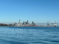 Auckland across water