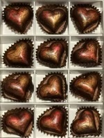 Sisko Chocolate Hazelnut Praline Hearts