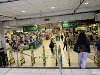 Grocery store in Lima, like a Target